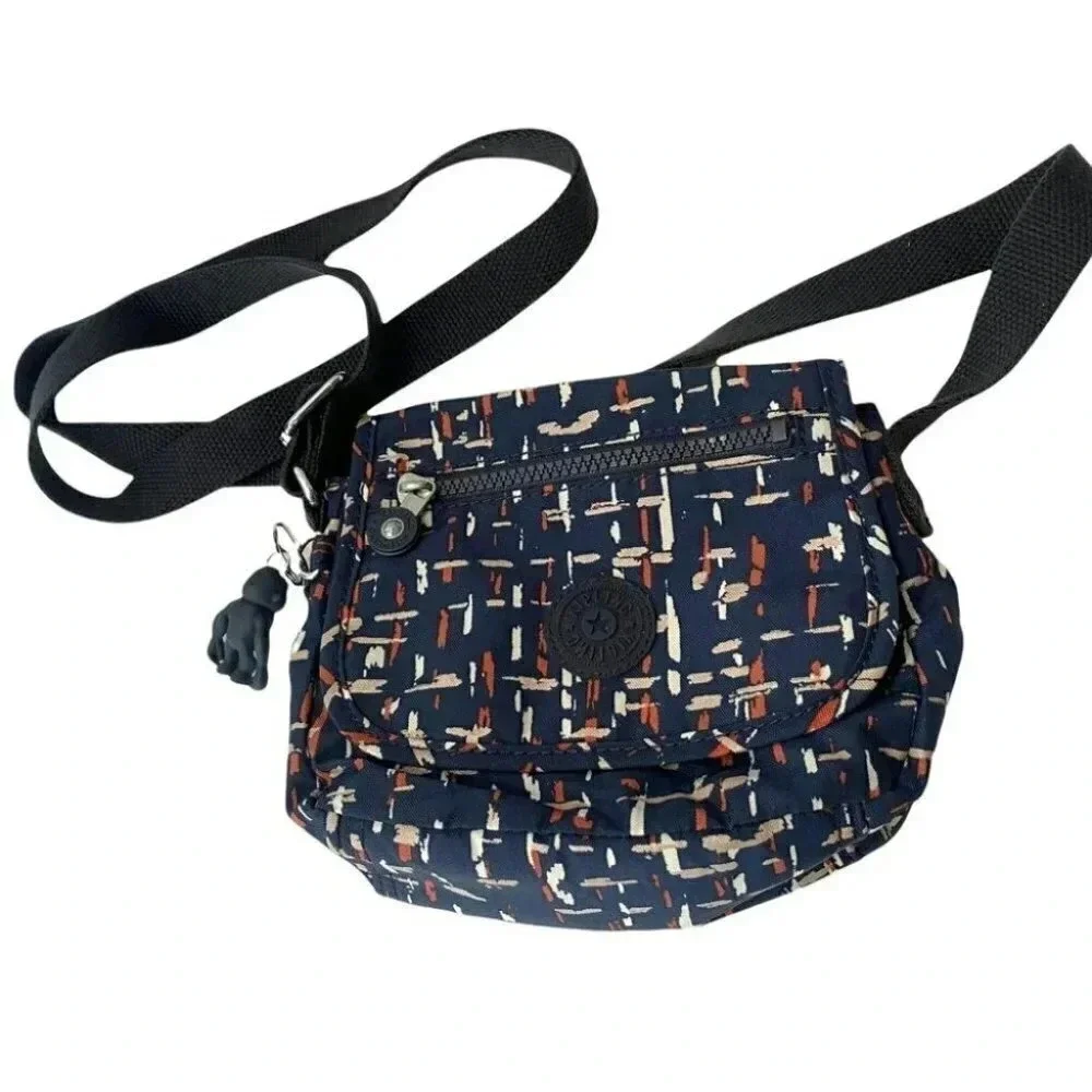 Kipling city lights‎ sabian blue small multi compartments crossbody